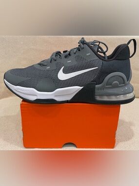 Size 11 -Nike Air Max Alpha Trainer 5 Smoke Grey Running Shoes DM0829-003 Men's